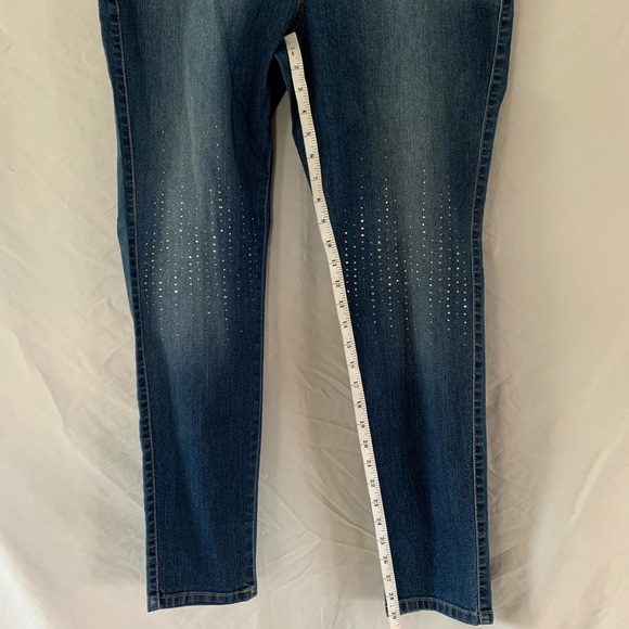 Jennifer Lopez Skinny Jeans With Stones 16P - Picture 8 of 8